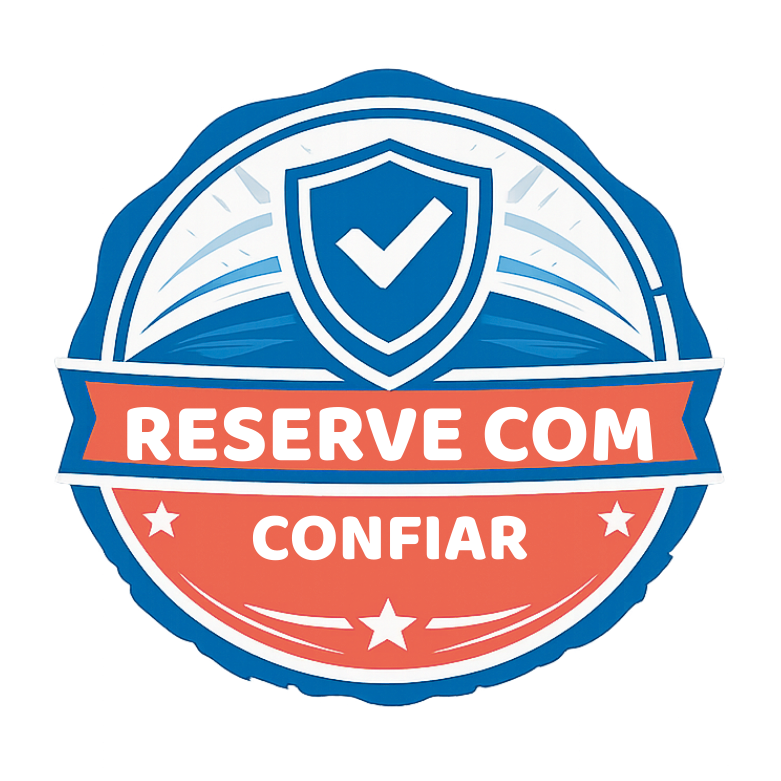 Reserve com confiança.