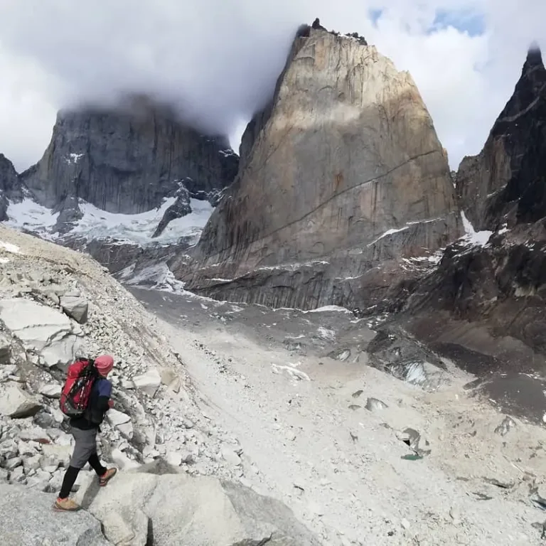 Trilha entre El Chileno e Base Las Torres