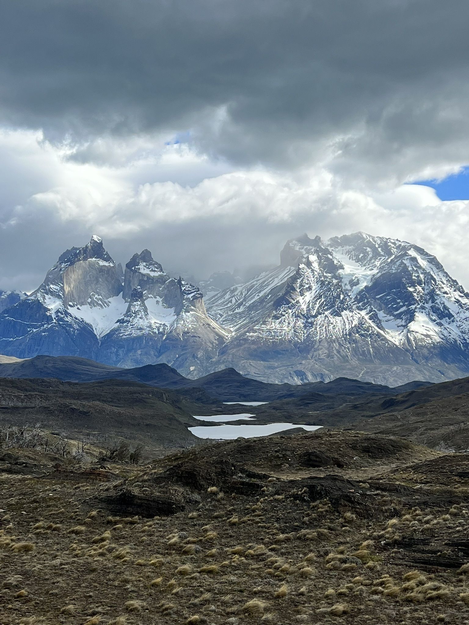 Expansive views of the winding river and deep blue water from the Mirador Lago del Toro lookout point.