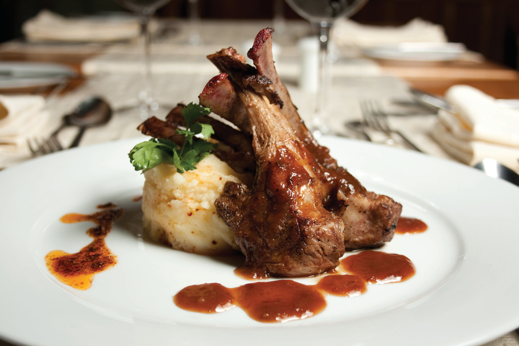 Selection of fine Chilean wines at the Hotel Las Torres bar.