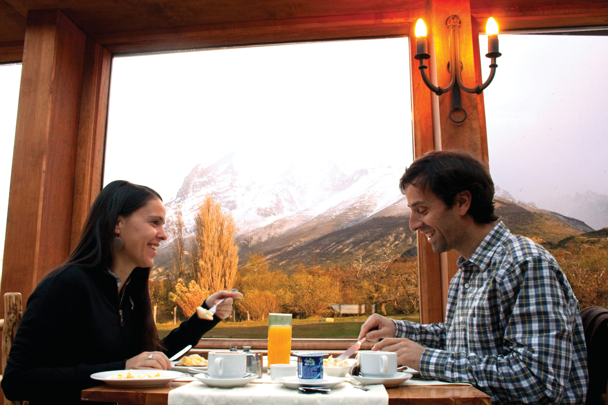A plate of gourmet local lamb prepared by the chefs at Hotel Las Torres.