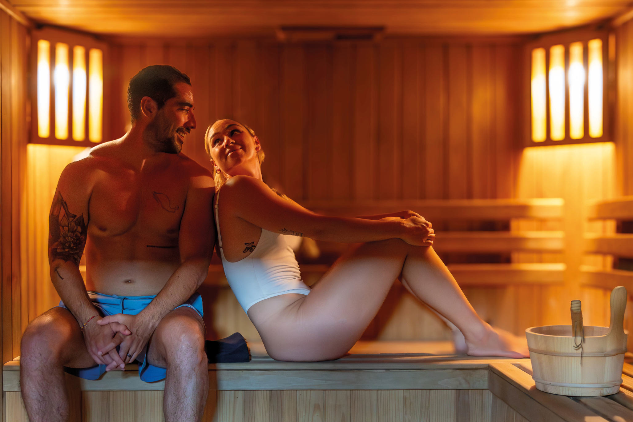 View of the Serrano River winding its way past the Hotel Río Serrano grounds.