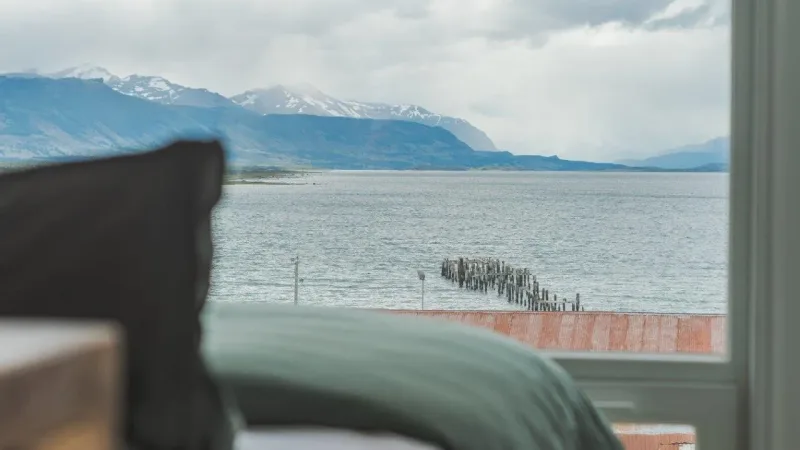 La terraza del Loft Toore Patagonia ofrece un lugar para relajarse al aire libre.