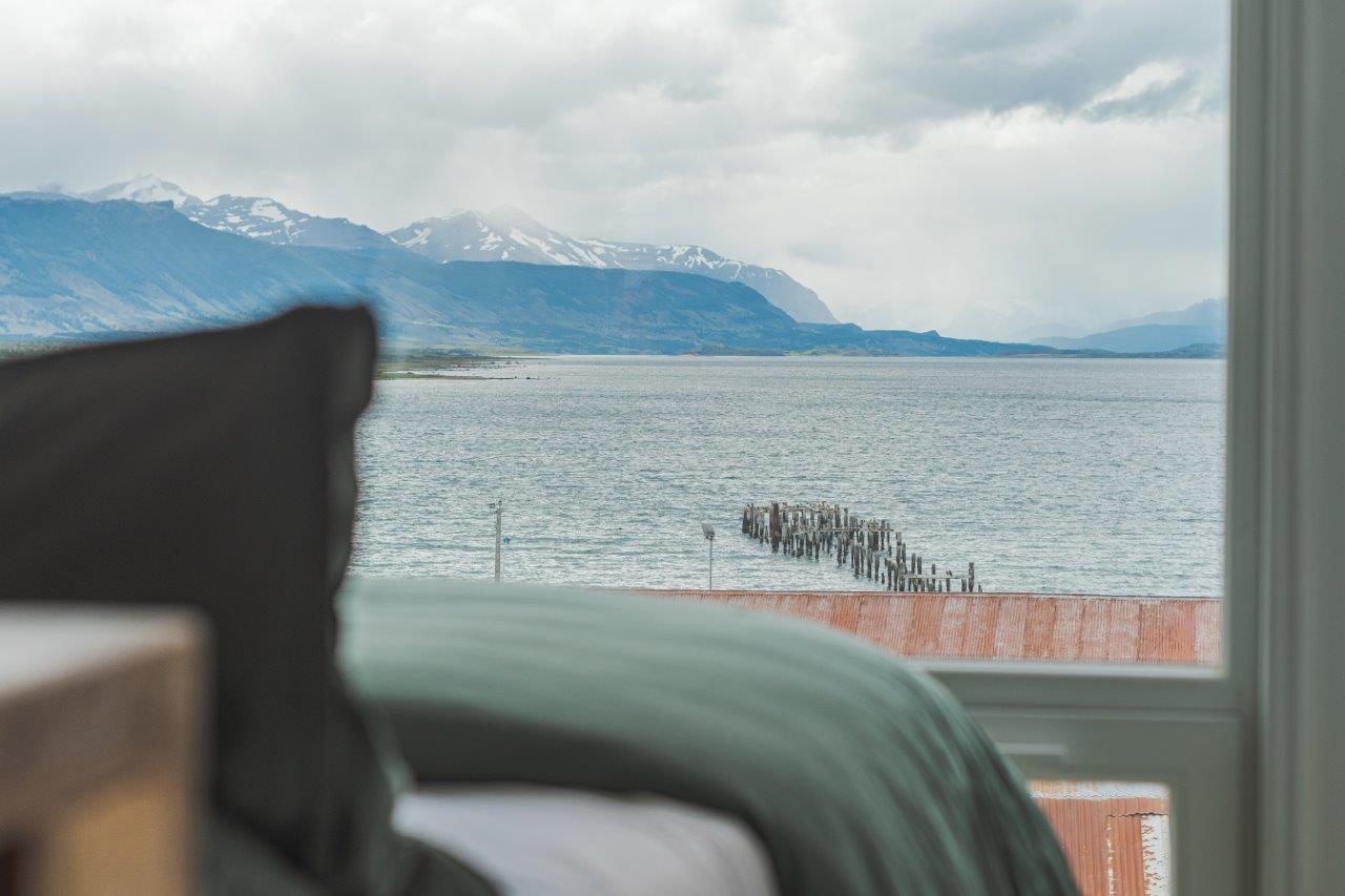 La terraza del Loft Toore Patagonia ofrece un lugar para relajarse al aire libre.
