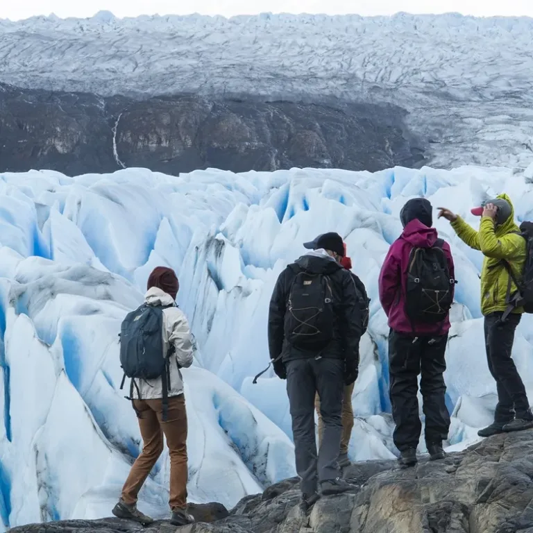Touching the Ice – Grey Glacier